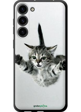 Чехол на samsung galaxy s23 plus летящий котёнок "2322b-2905-2448"