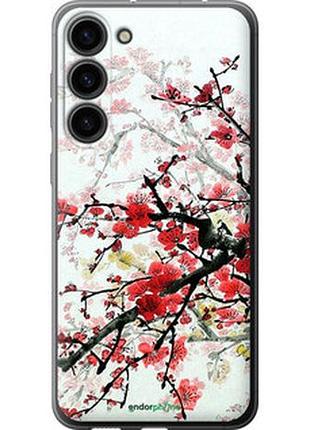 Чехол на samsung galaxy s23 plus цветущий куст "831u-2905-2448"