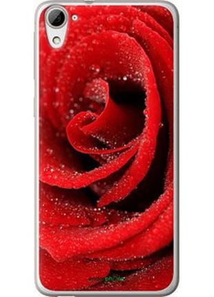 Чехол на htc desire 826 dual sim красная роза "529u-312-2448"