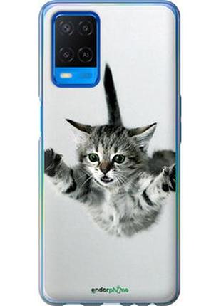 Чехол на oppo a54 летящий котёнок "2322u-2306-2448"