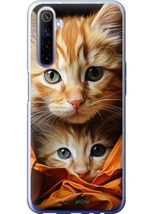 Чехол на realme 6 котики 2 "5664t-1913-2448"