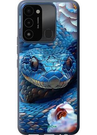 Чехол на tecno spark 8c kg5k blue snake "6079u-2680-2448"