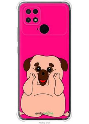 Чехол на xiaomi poco c40 весёлый мопс "4908sp-2701-2448"