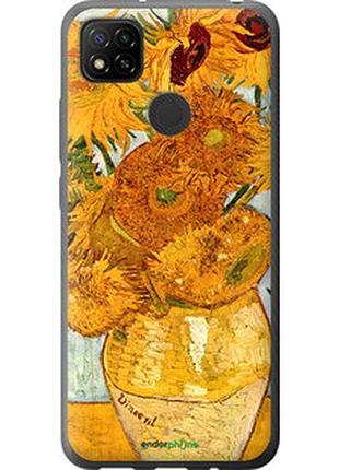 Чохол на xiaomi redmi 9c вінсент ван гог. соняшники "162u-2035-2448"