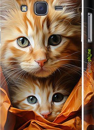 Чехол на samsung galaxy j5 (2015) j500h котики 2 "5664m-100-2448"