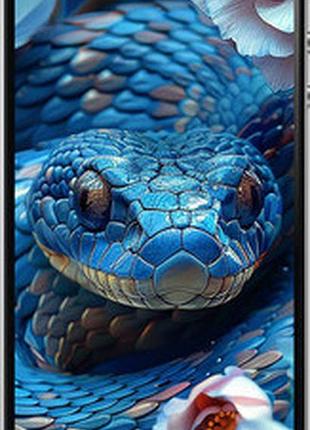 Чехол на iphone 4 blue snake "6079t-15-2448"