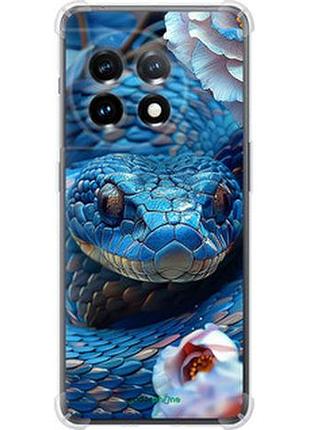 Чехол на oneplus 11 blue snake "6079sp-2940-2448"