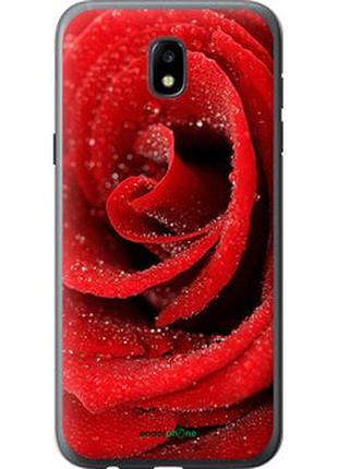 Чехол на samsung galaxy j5 j530 (2017) красная роза "529u-795-2448"