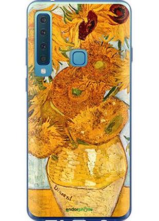 Чехол на samsung galaxy a9 (2018) винсент ван гог. подсолнухи "162u-1503-2448"