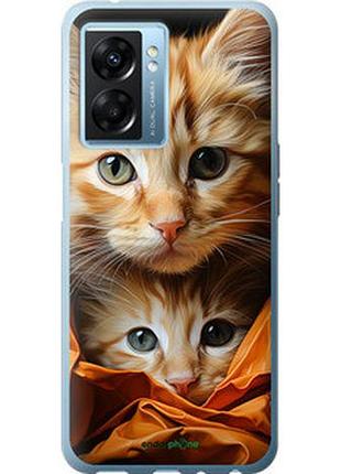 Чехол на oppo a77 5g котики 2 "5664u-1377-2448"