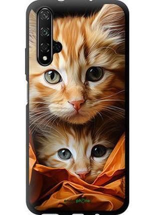 Чехол на huawei honor 20 котики 2 "5664b-1697-2448"