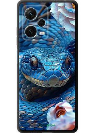 Чехол на xiaomi redmi note 12 pro+ 5g blue snake "6079b-3612-2448"