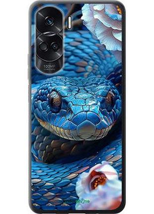Чехол на huawei honor 90 lite blue snake "6079u-3131-2448"
