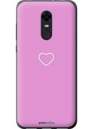 Чохол на xiaomi redmi 5 plus серце 2 "4863u-1347-2448"