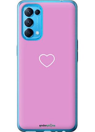 Чехол на oppo find x3 lite сердце 2 "4863u-2299-2448"