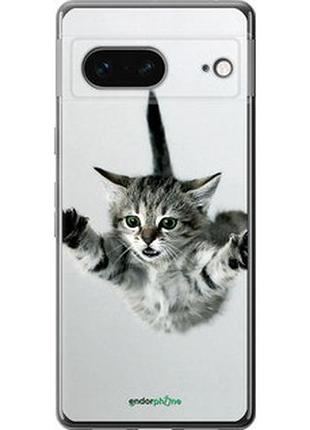 Чохол на google pixel 7 летючий кошенят "2322u-2839-2448"