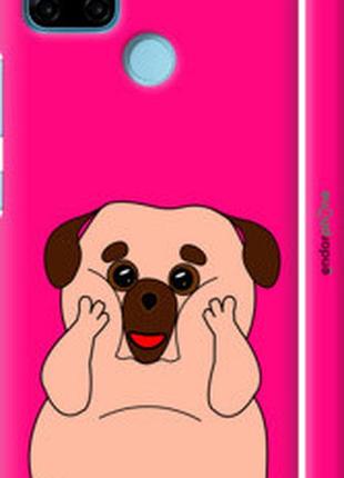 Чохол на realme c21y веселий мопс "4908m-2472-2448"