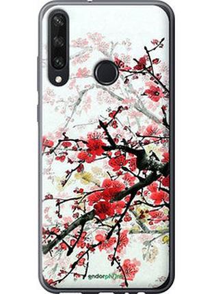 Чохол на huawei y6p квітучий кущ "831u-1952-2448"