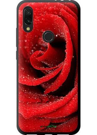 Чехол на xiaomi redmi 7 красная роза "529b-1669-2448"