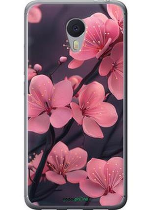 Чохол на meizu m3 note пурпурова сакура "6075t-256-2448"