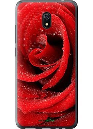 Чехол на xiaomi redmi 8a красная роза "529u-1794-2448"