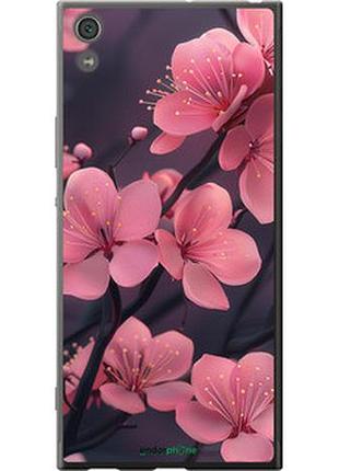 Чехол на sony xperia xa1 ultra g3212 пурпурная сакура "6075u-1237-2448"