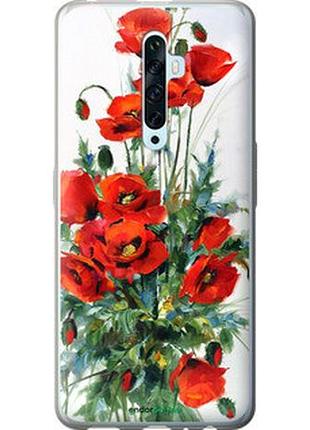 Чехол на oppo reno 2z маки "523u-1867-2448"