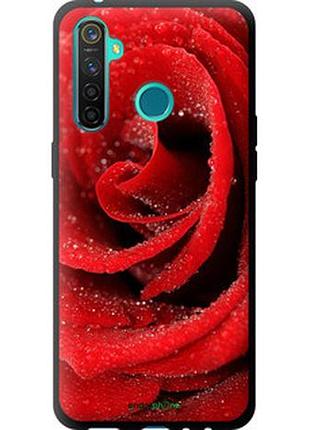 Чехол на realme 5 pro красная роза "529b-1861-2448"