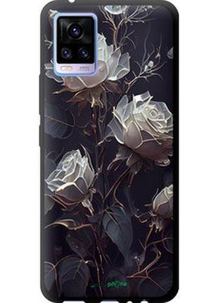 Чехол на vivo v20 розы 2 "5550b-2127-2448"
