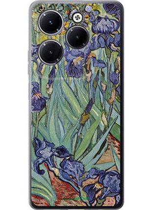 Чехол на infinix hot 40 pro винсент ван гог. ирисы "161u-3736-2448"