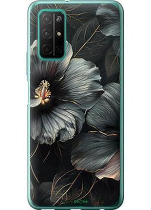 Чохол на huawei honor 30s чорні квіти "6031u-1897-2448"