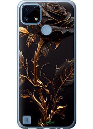 Чехол на realme c21 роза 3 "5552u-2321-2448"