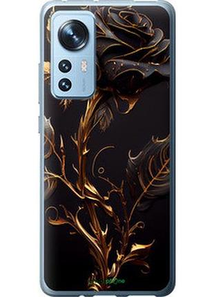 Чехол на xiaomi 12 роза 3 "5552u-2555-2448"