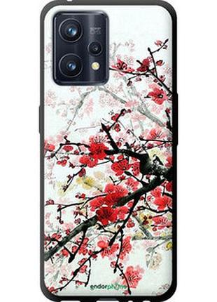 Чехол на realme 9 цветущий куст "831b-2866-2448"