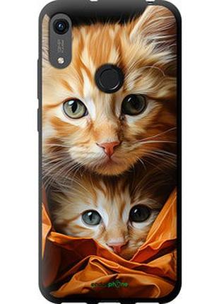 Чехол на huawei y6s котики 2 "5664b-1871-2448"
