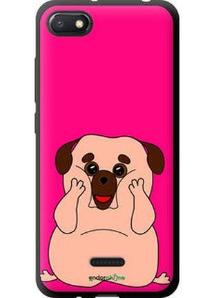 Чохол на xiaomi redmi 6a веселий мопс "4908b-1531-2448"