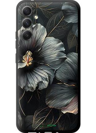 Чохол на samsung galaxy a34 a346e чорні квіти "6031b-2936-2448"