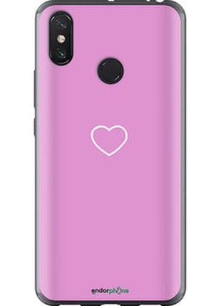 Чехол на xiaomi mi max 3 сердце 2 "4863t-1534-2448"