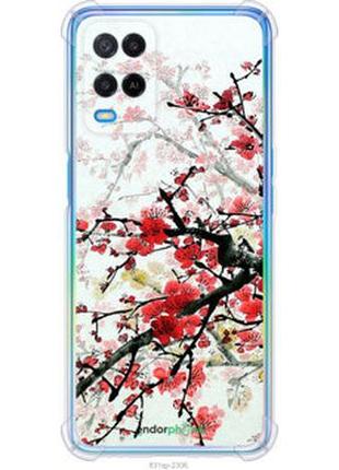 Чехол на oppo a54 цветущий куст "831sp-2306-2448"