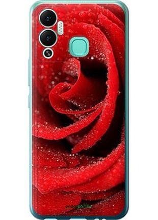 Чехол на infinix hot 12 play красная роза "529u-2759-2448"