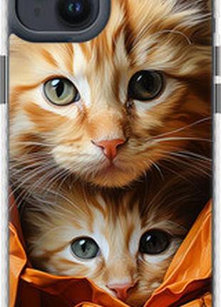 Чехол на iphone 14 plus котики 2 "5664pm-2645-2448"