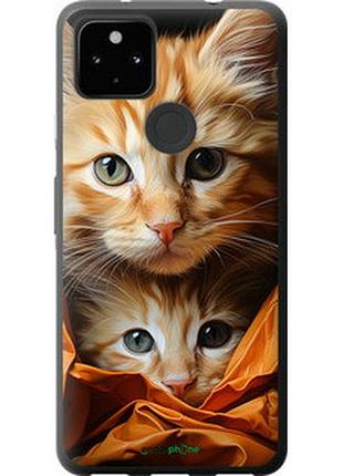 Чехол на google pixel 5a котики 2 "5664t-2286-2448"