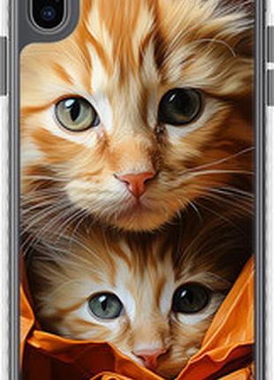 Чехол на iphone xs max котики 2 "5664pc-1557-2448"