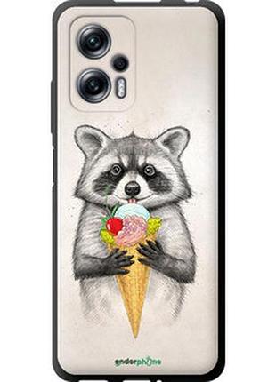 Чохол на xiaomi redmi note 11t pro+ єнотик з морозивом "4602b-3861-2448"