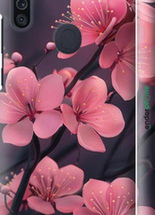 Чехол на samsung galaxy a11 a115f пурпурная сакура "6075m-2012-2448"
