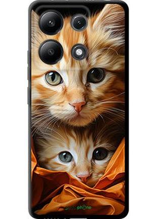 Чехол на xiaomi redmi note 13 4g котики 2 "5664b-3654-2448"
