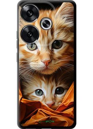Чехол на xiaomi redmi turbo 3 5g котики 2 "5664b-3802-2448"