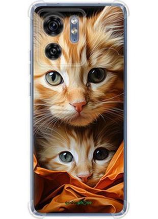 Чехол на motorola edge 40 котики 2 "5664sp-3335-2448"