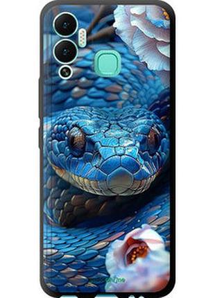 Чехол на infinix hot 12 play blue snake "6079b-2759-2448"
