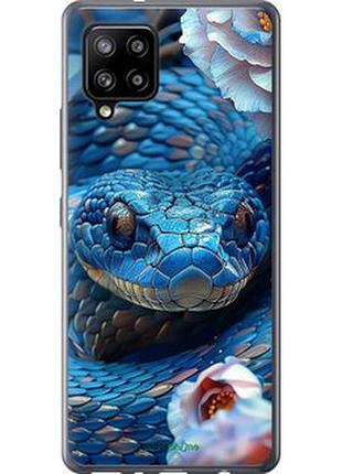 Чехол на samsung galaxy a42 a426b blue snake "6079t-2098-2448"